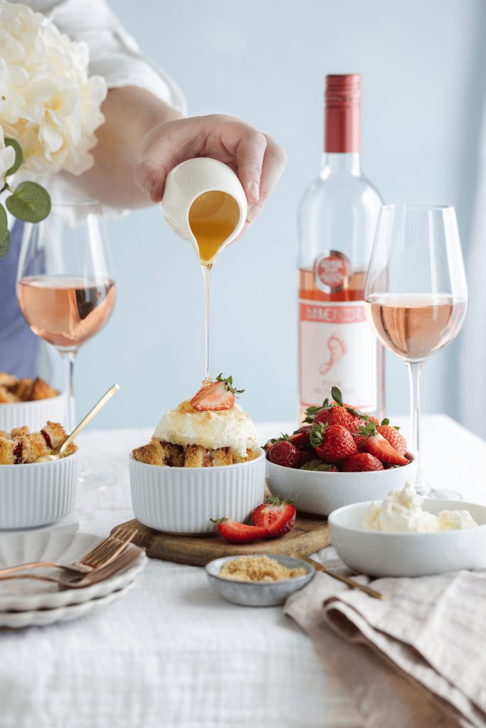 Strawberry Shortcake French Toast - Lou Carruthers Photography - Cotswold Food Photographer