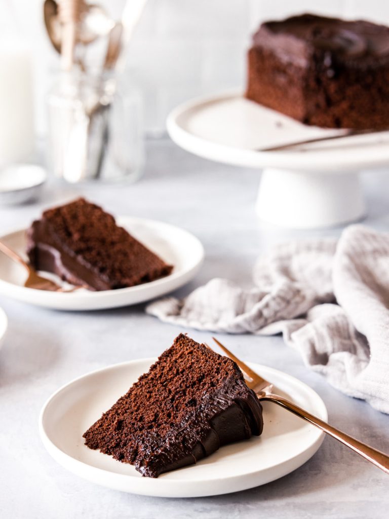 Chocolate Fudge Cake - Lou Carruthers Food Photographer