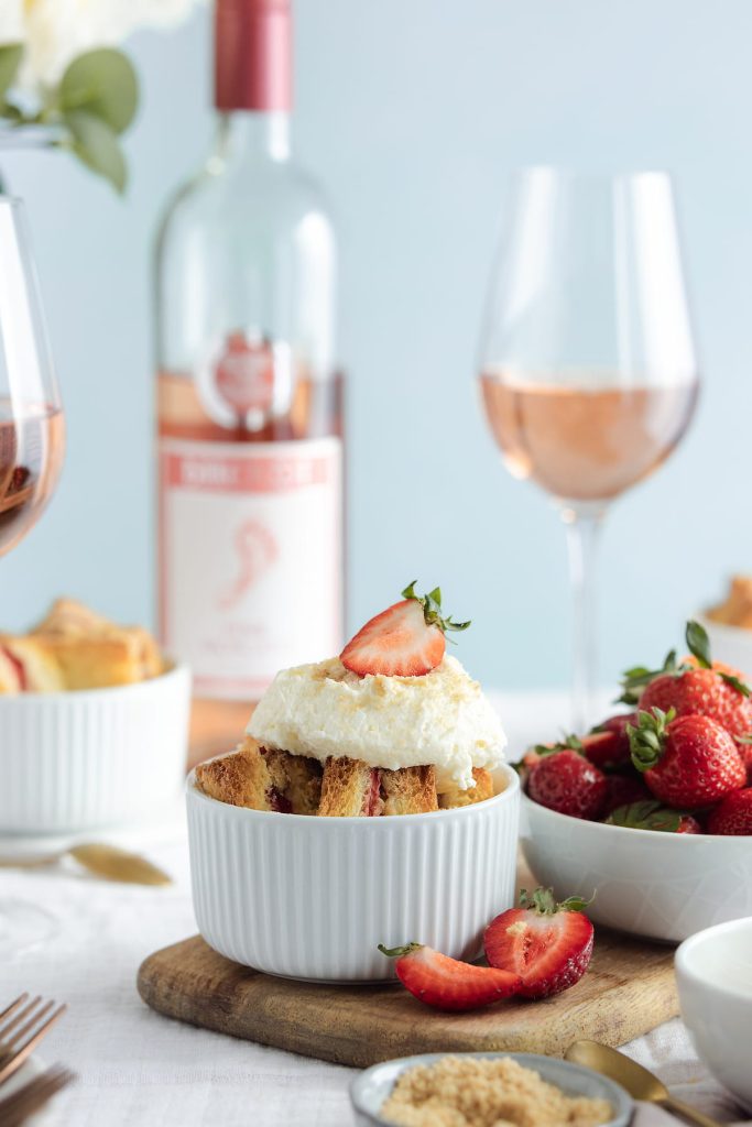 Strawberry Shortcake French Toast - Lou Carruthers Photography - Cotswold Food Photographer