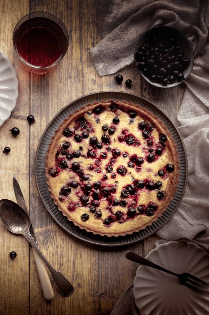 Blackcurrant Tart - Recipe Development - Lou Carruthers - Cotswold Food Photographer