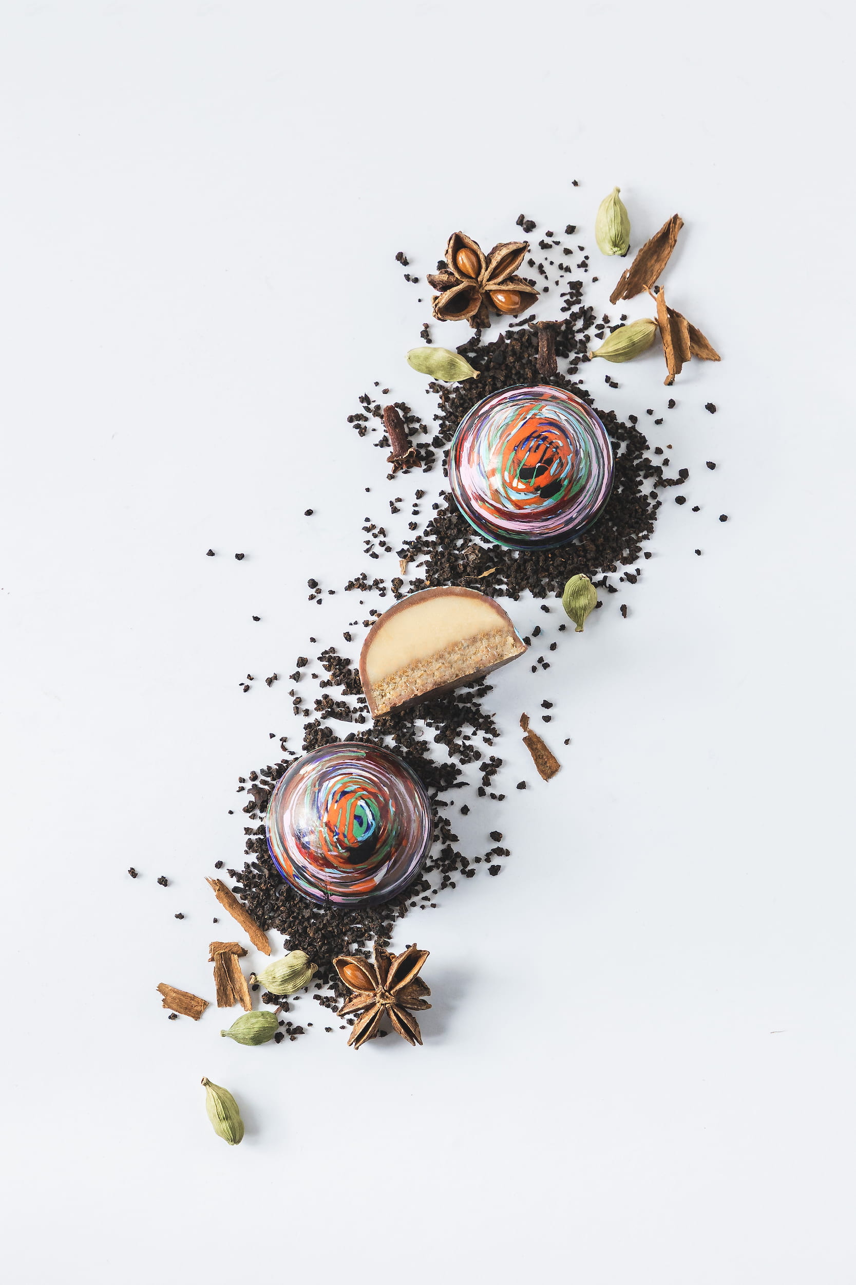 Chocolate Bliss - Masala Chai Bonbon - Lou Carruthers Photography - Cotswold Food Photographer