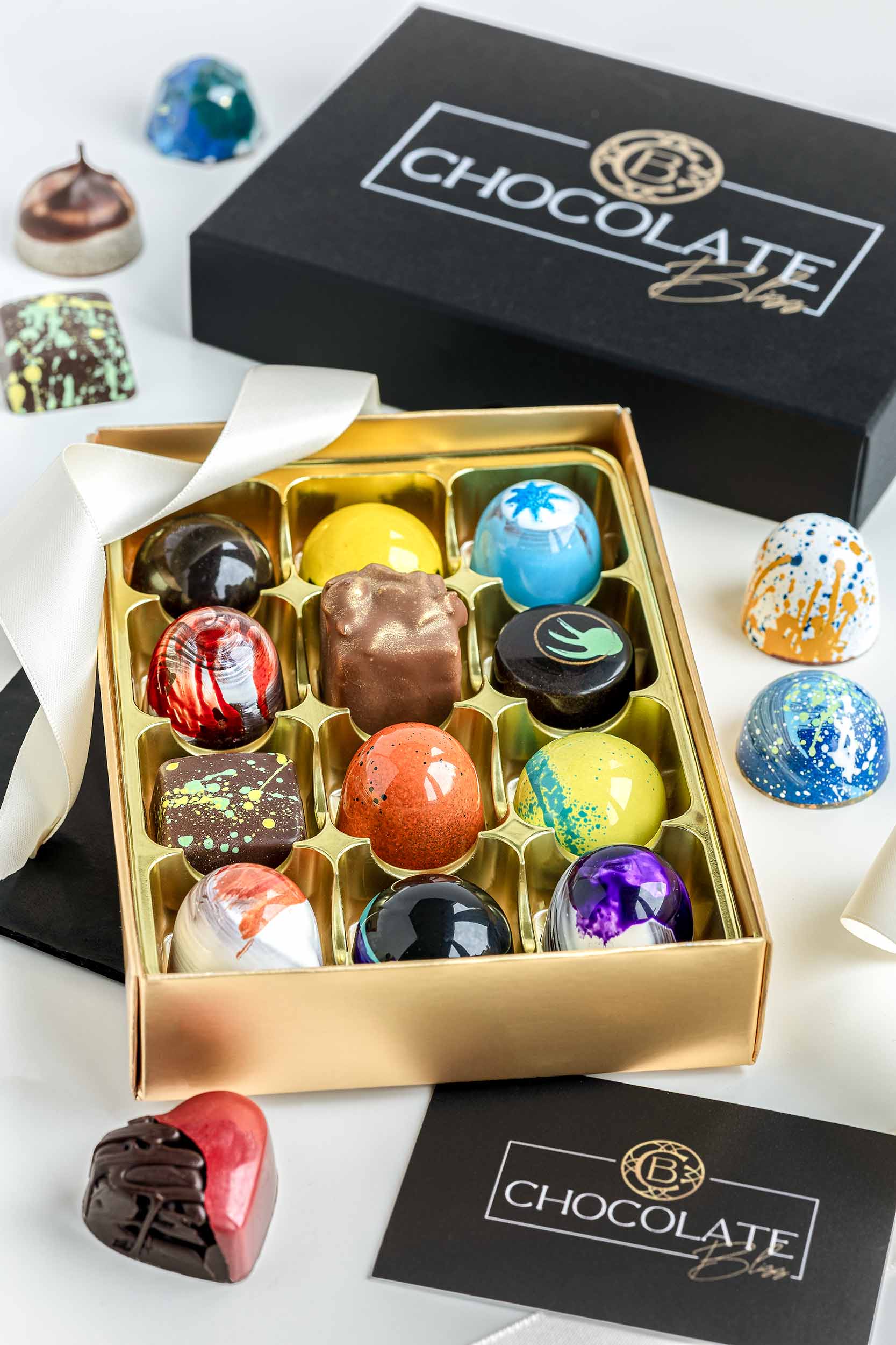 Chocolate Bliss Signature Box - Lou Carruthers Photography - Cotswold Food Photographer