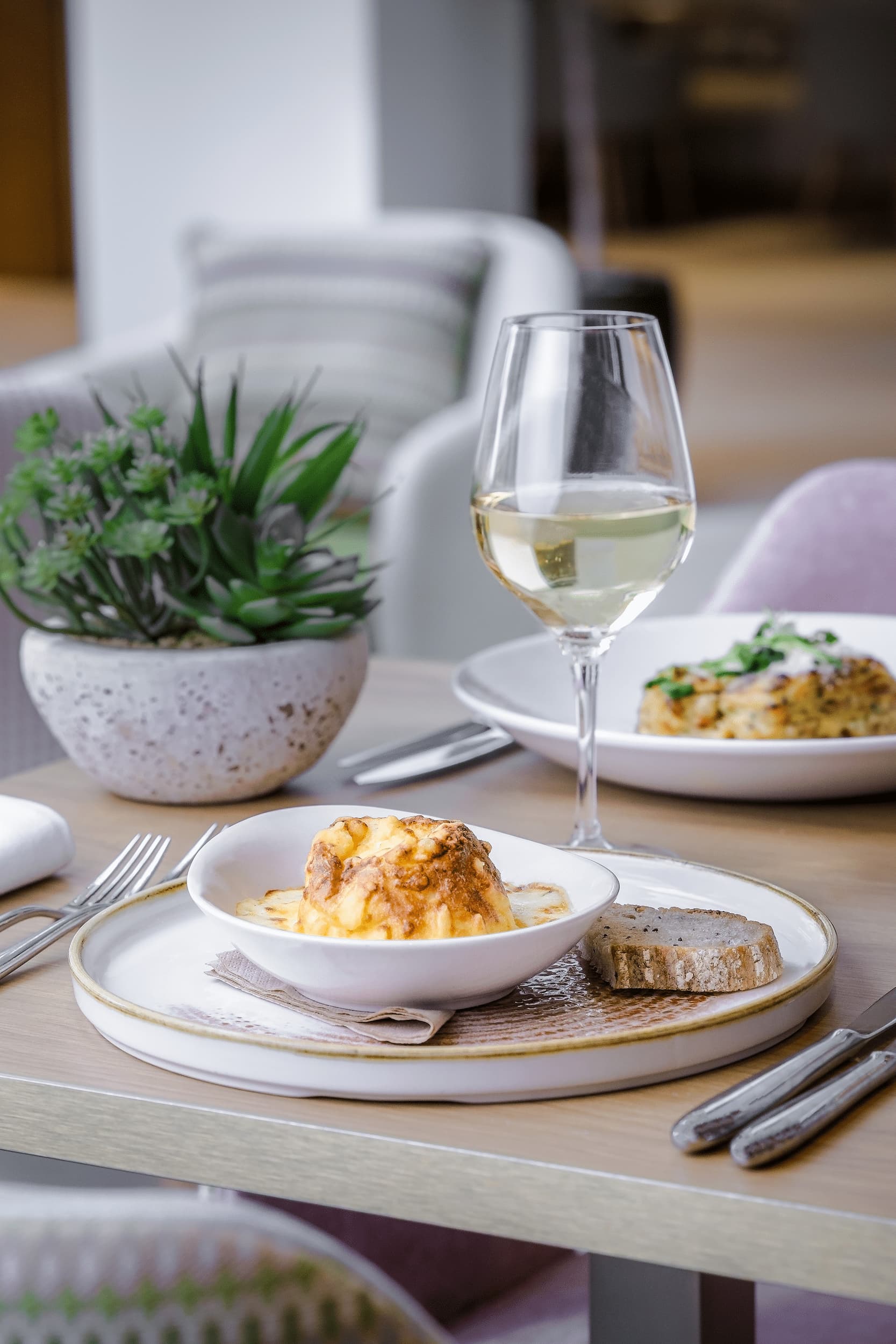 The Orangery Souffle -Siddington Park Restaurant Photography - Lou Carruthers Photography - Cotswold Food Photographer