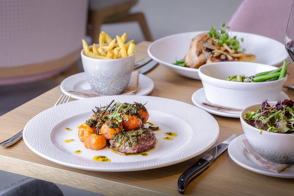 Steak and Frittes -Siddington Park Restaurant Photography - Lou Carruthers Photography - Cotswold Food Photographer