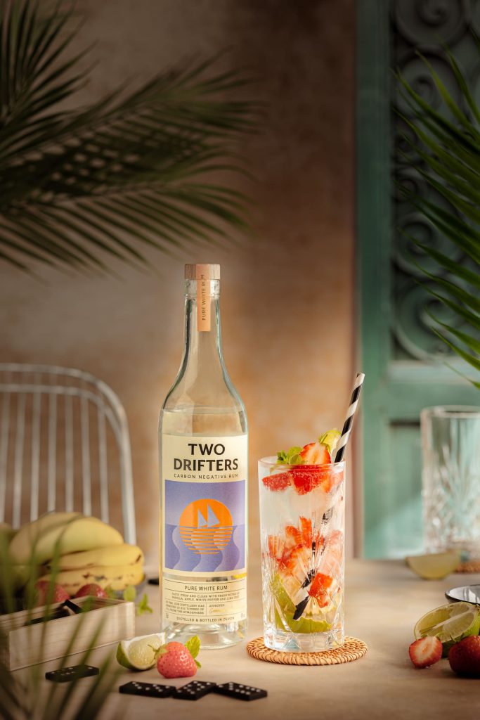 Two Drifters Rum Strawberry Mojito - Lou Carruthers Photography - Cotswold Food Photographer